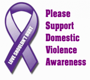 Support domestic violence awareness